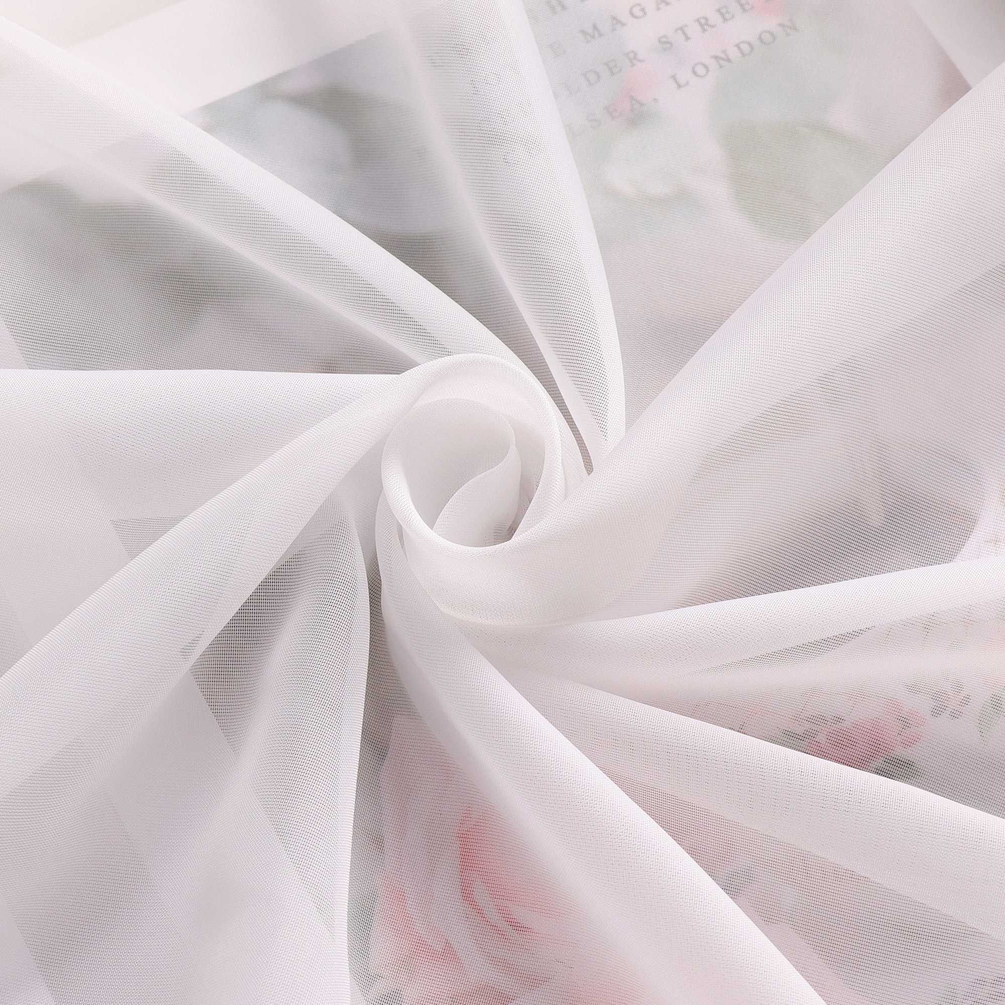 Vorhang aus Polyester unifarbe transparent leichte Schutzfunktion Klassische Vorhänge 1 stück - Joyswahl