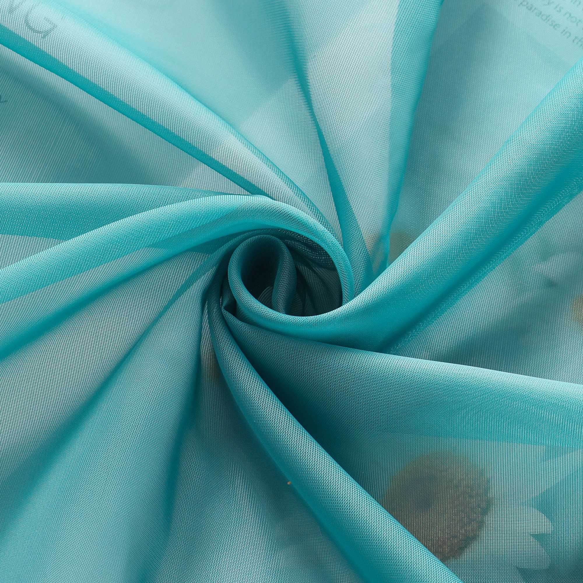 Vorhang aus Polyester unifarbe transparent leichte Schutzfunktion Klassische Vorhänge 1 stück - Joyswahl